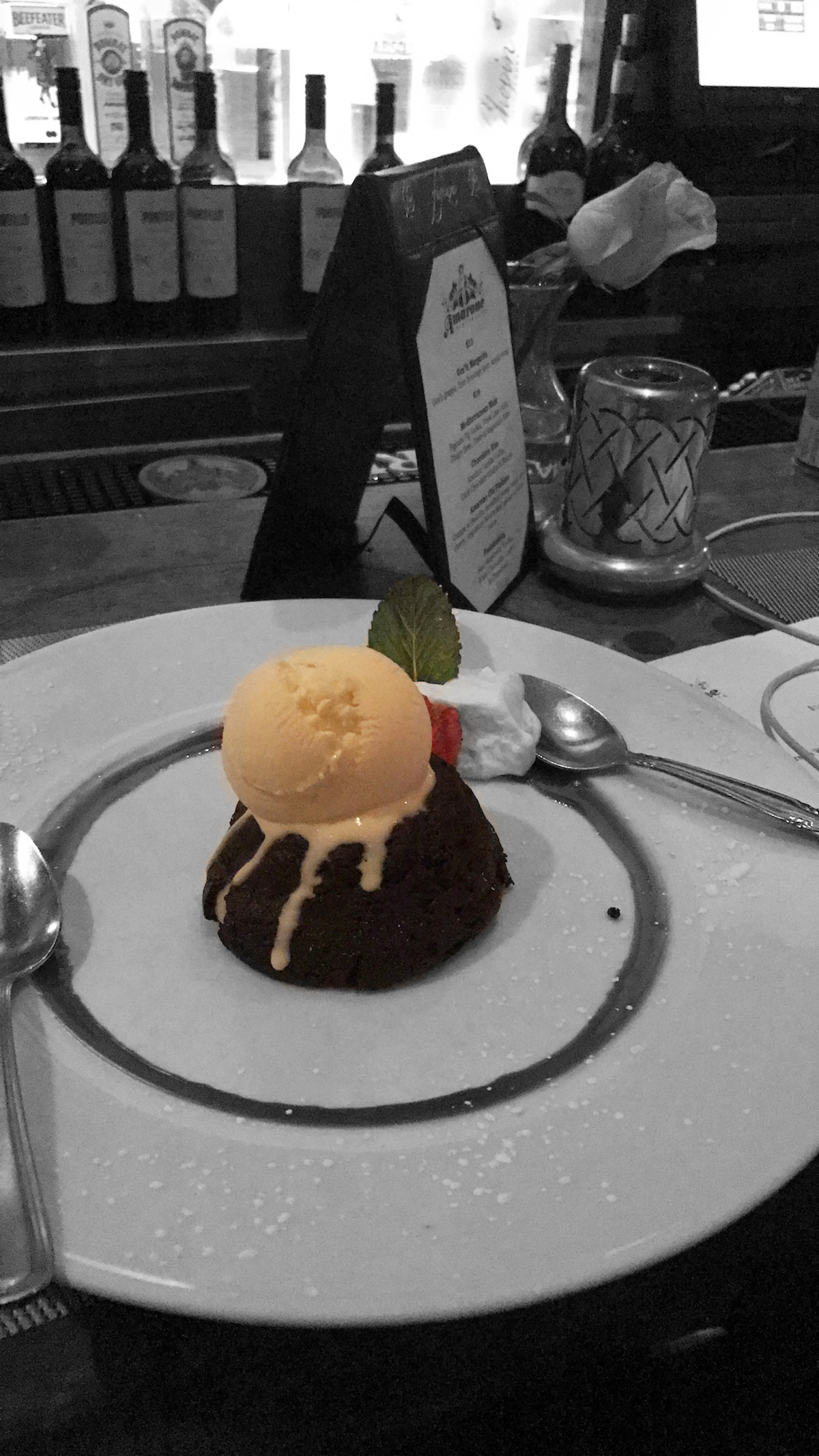 dessert at amarone