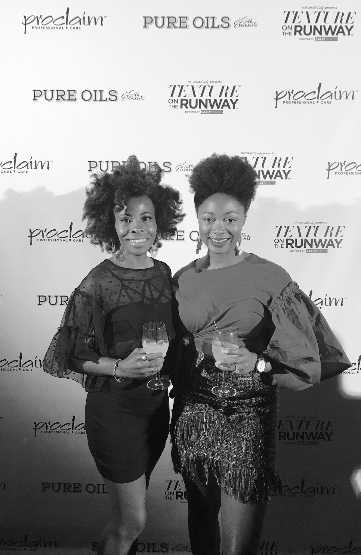 with the beauty beau at texture on the runway